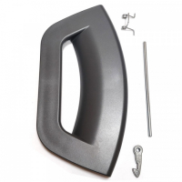 Ручка люка Indesit, пластик, серая, C00288568