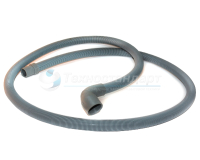 Шланг сливной, подходит ко всем моделям Indesit и ряду других производителей, L=1900 мм, D1=28 мм, D2=18 мм