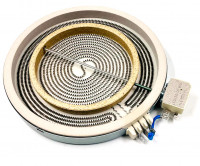 Электроконфорка 2х-зонная 2200W/1000W 230V Indesit C00089645